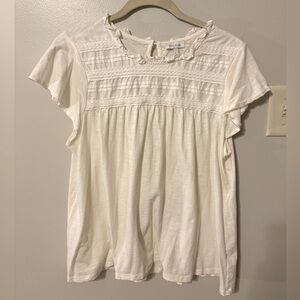 Ella Moss Ladies' Lace Trim Knit Top